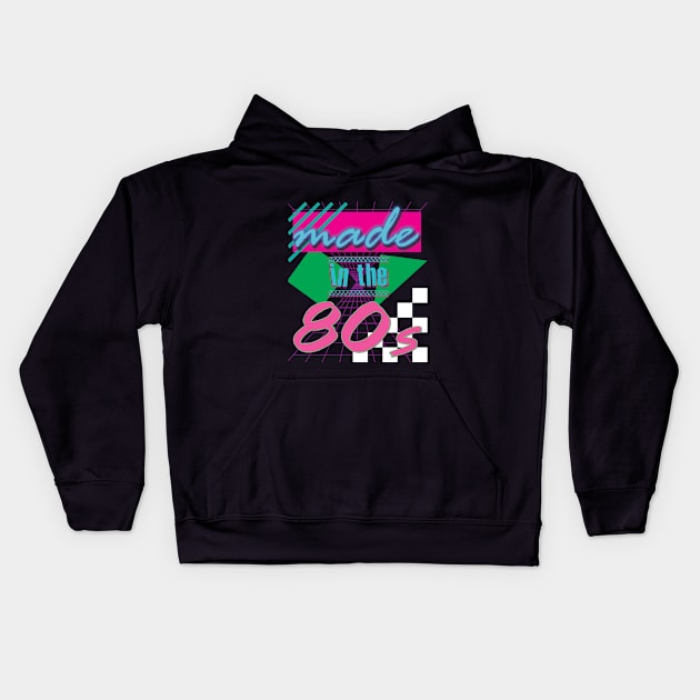 Made in the 80s Kids Hoodie by doodledude